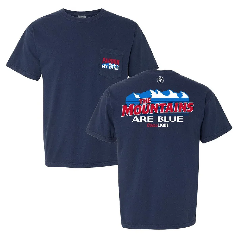 Coors x PMT The Mountains Are Blue Pocket Tee