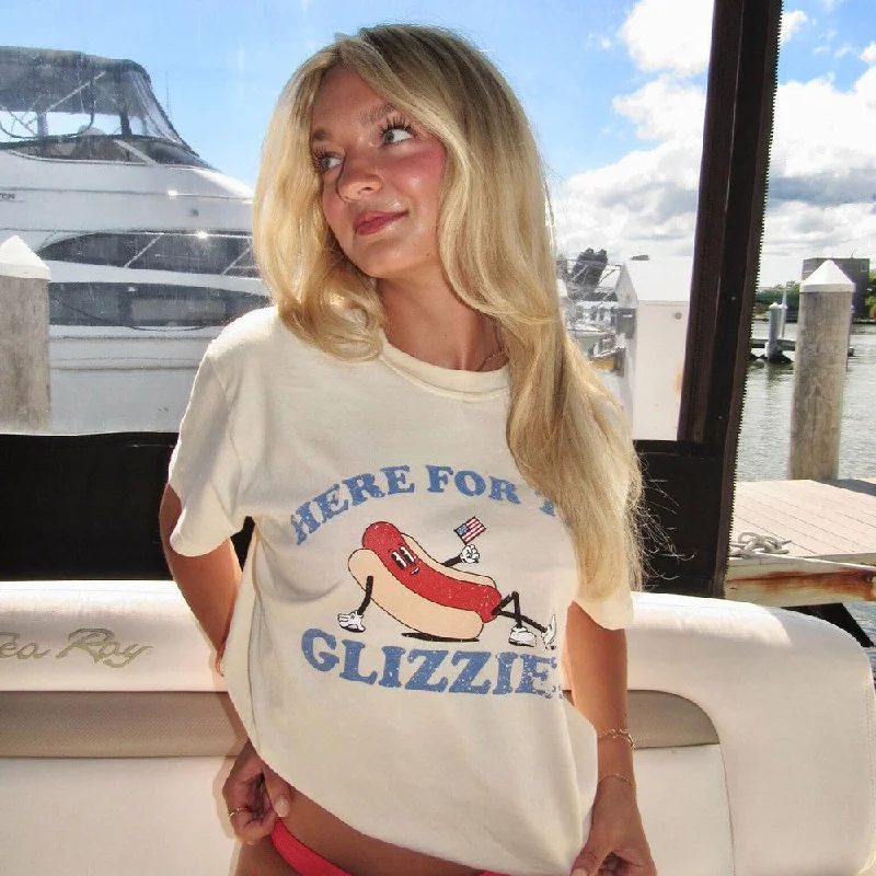 Here For The Glizzies Tee