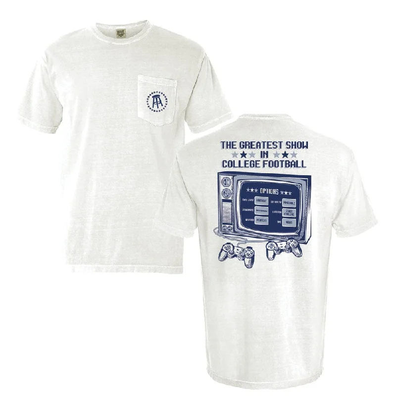 The Greatest Show In College Football Pocket Tee