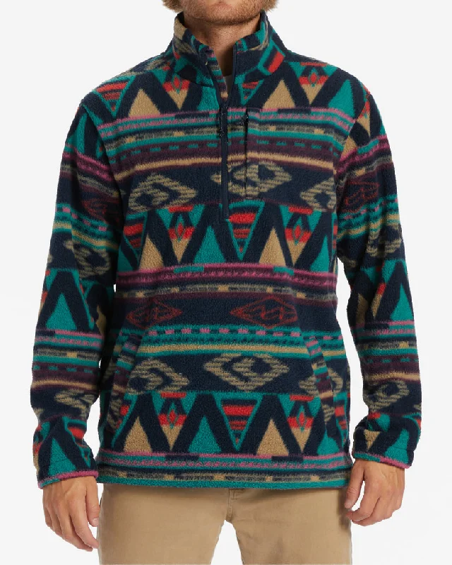 Billabong Boundary Mock Neck Jacket-Navy