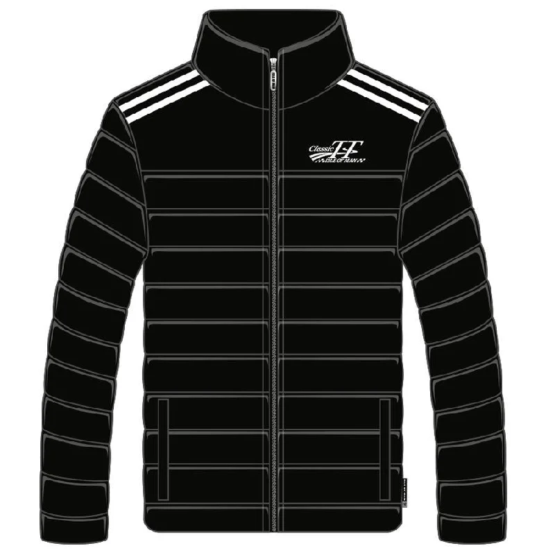 Isle Of Man Classic TT Black Ribbed Jacket - 18Ctt-Arj1