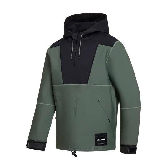 Mystic Fulmar 3/2 Neoprene Jacket-Dark Olive