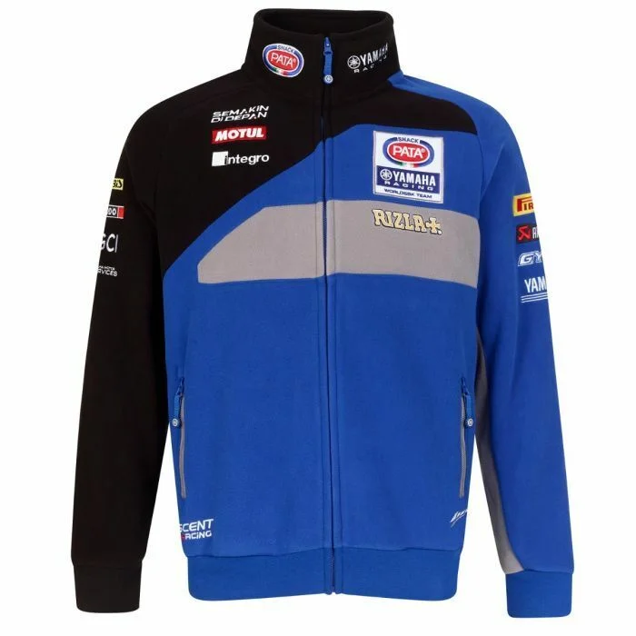 Official Pata Yamaha Racing Team Fleece Jacket - 19YamWSBK-R-Af1