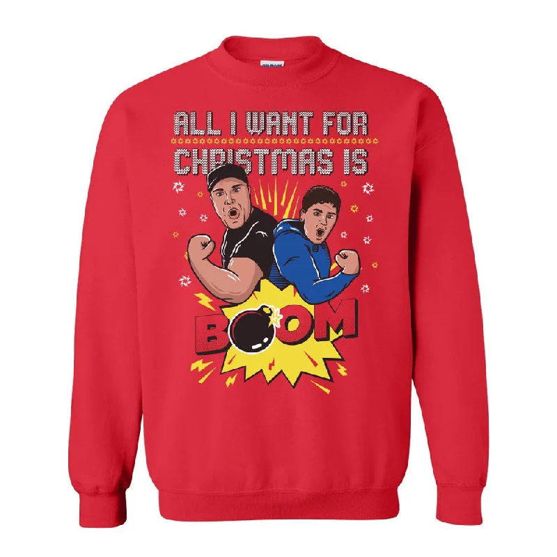 All I Want For Christmas is BOOM Ugly Sweater