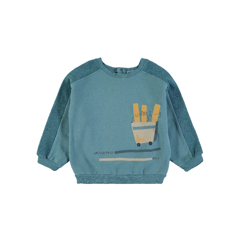 Babyclic Blue Friendfries Sweatshirt