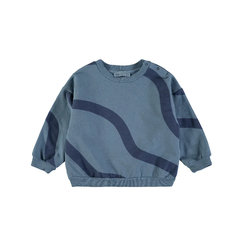 Babyclic Blue Noodle Sweatshirt