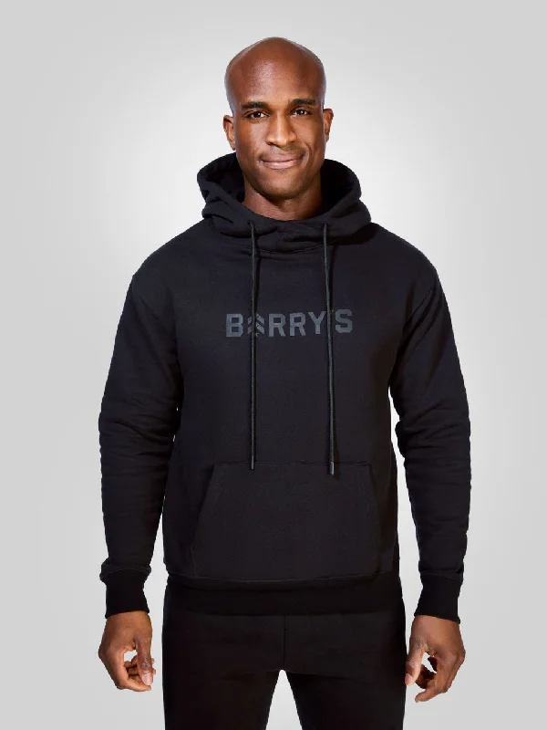 BARRY'S BLACK WINTER HOODIE