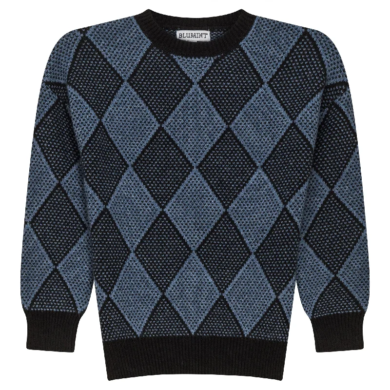 Blumint Black/Blue Diamond Ethan Sweater