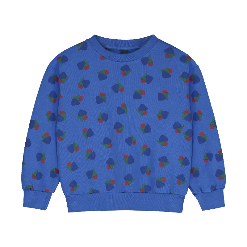 Bonmot Fresh Blue Allover Maths Sweatshirt