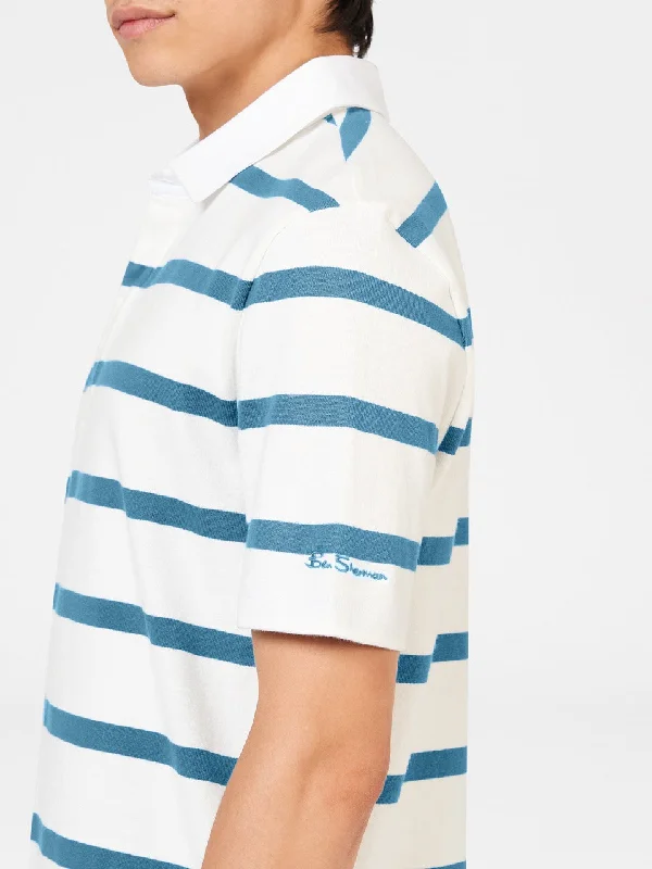 Bretton Stripe Rugby Knit Polo