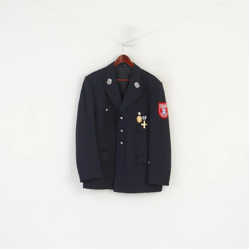 Ziegler Men 40 27 Blazer Navy Germany Fire Brigade Freiwillige Deiningen Jacket