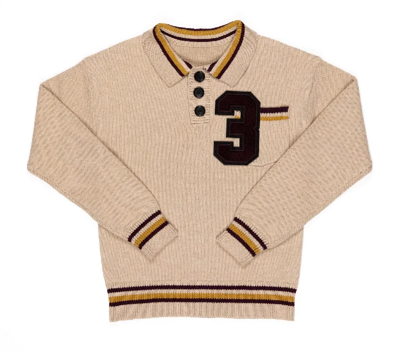 Crew Stone Varsity Knit Sweater