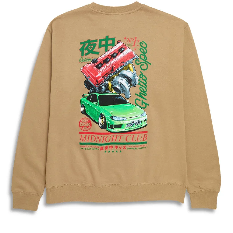 DGK Skateboards Only Option Fleece Sweater - Sandstone