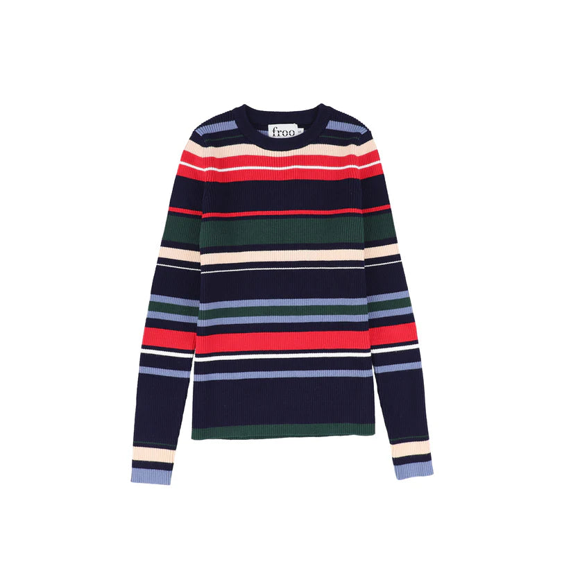 Froo Multi Stripe Casey Sweater