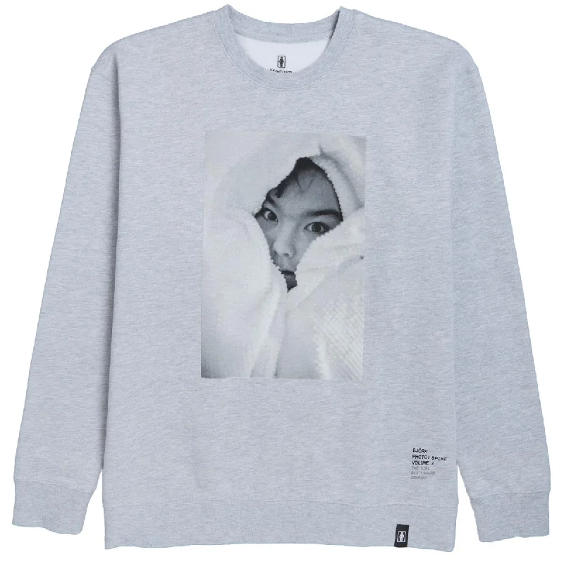 Girl Bjork Crew Sweater - Heather