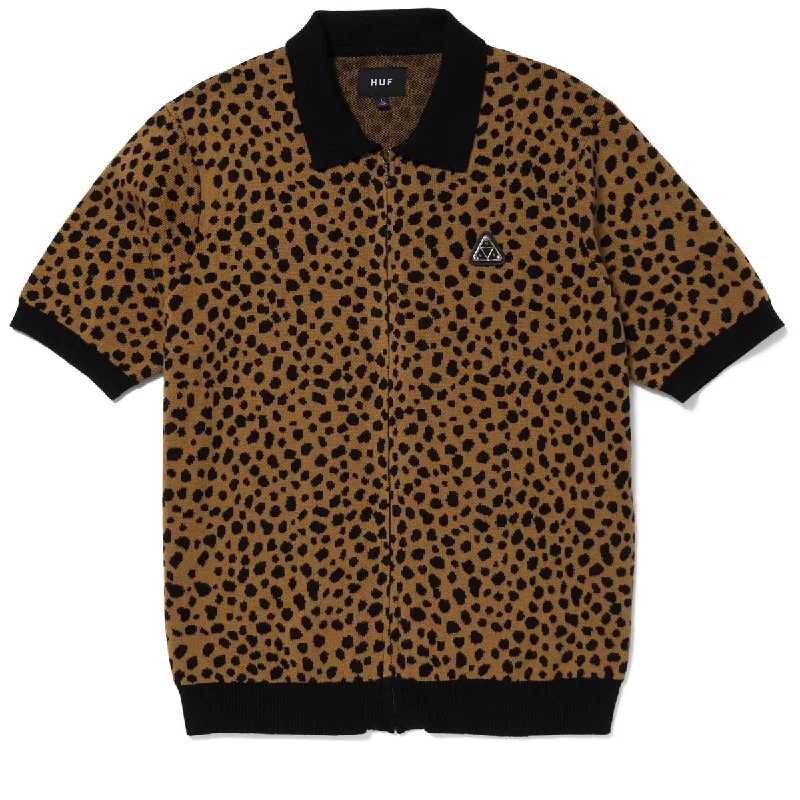 HUF Instinct Bowling Shirt - Brown