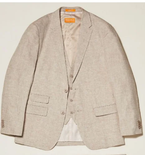 Inserch SU880-06 linen Jacket Oatmeal