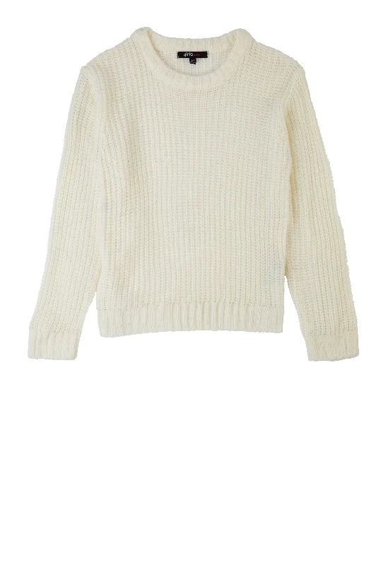 Girls Knitted Crew Neck Sweater