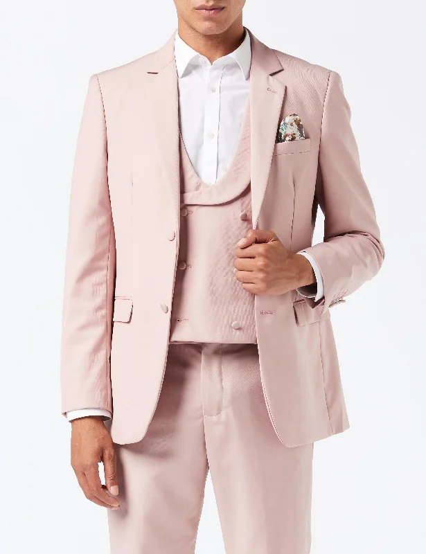 LETE - PINK SUMMER WEDDING JACKET & WAISTCOAT