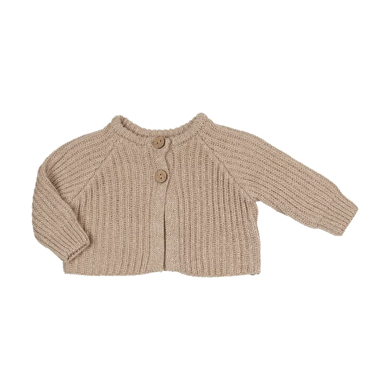 Mema Knits Oatmeal Cardigan