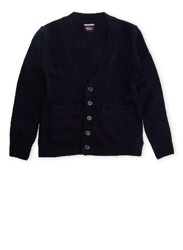 French Toast Boys 8-16 V Neck Cardigan