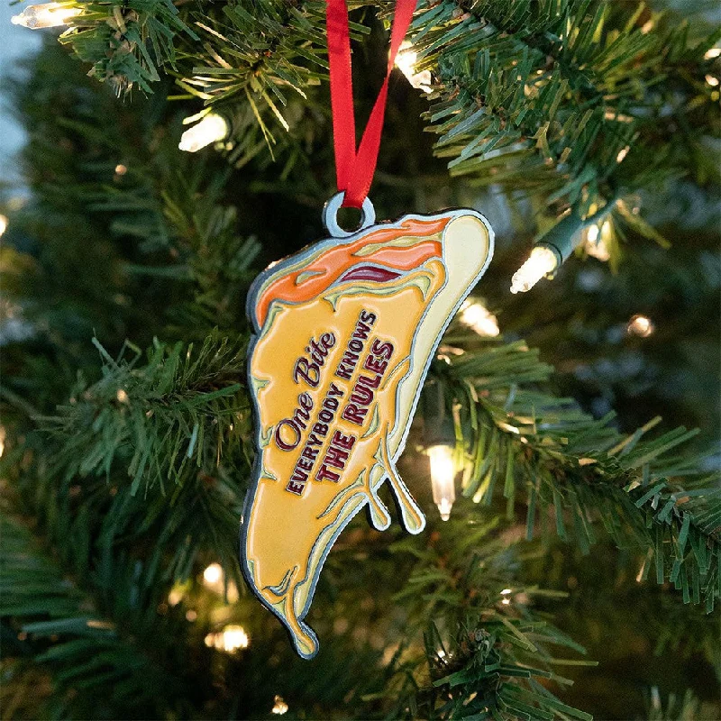 One Bite Pizza Slice Ornament