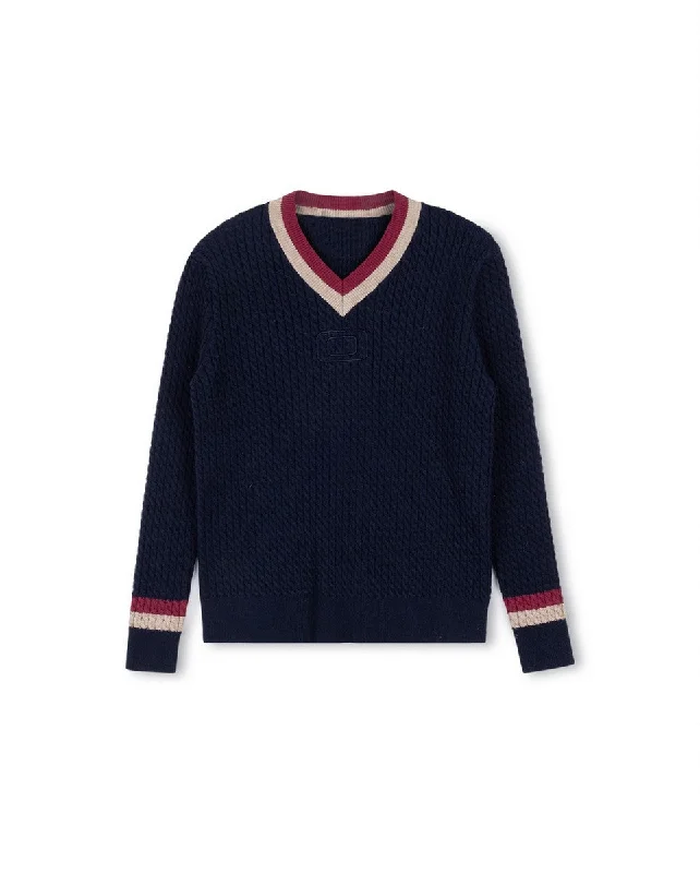 One Child Navy Keller Sweater