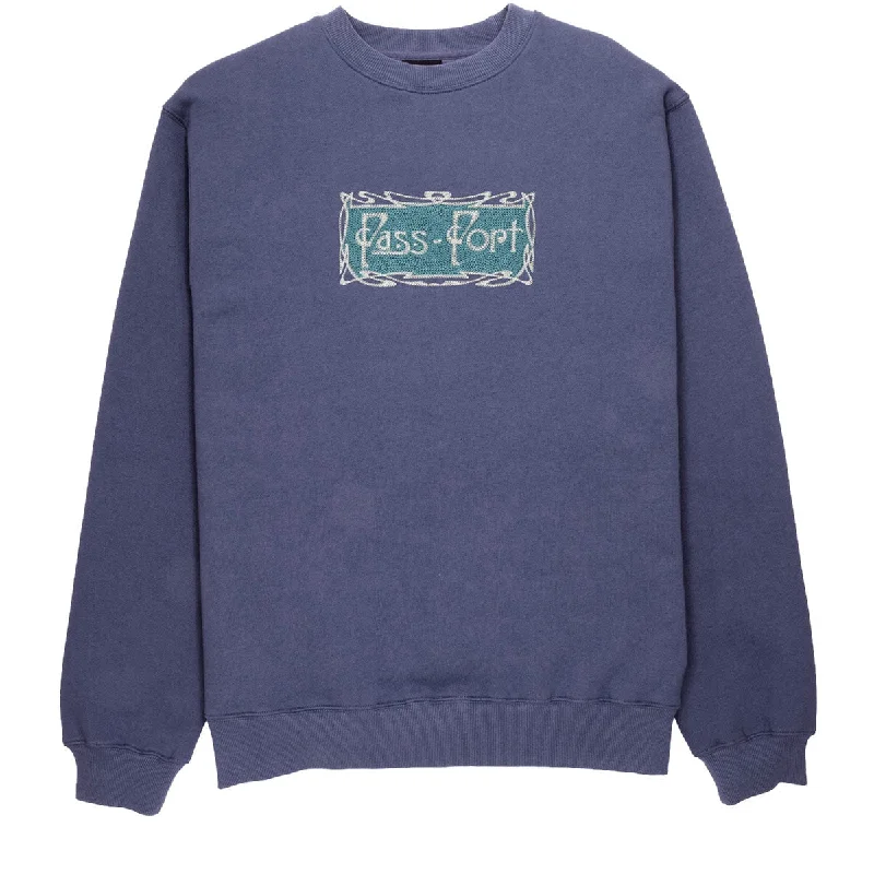 Passport Plume Sweater - Dusty Blue