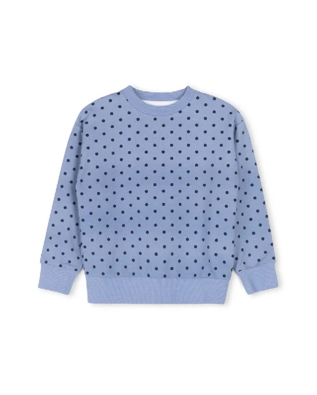 Phil and Phoebe Blue Polka Dot Partin Sweatshirt