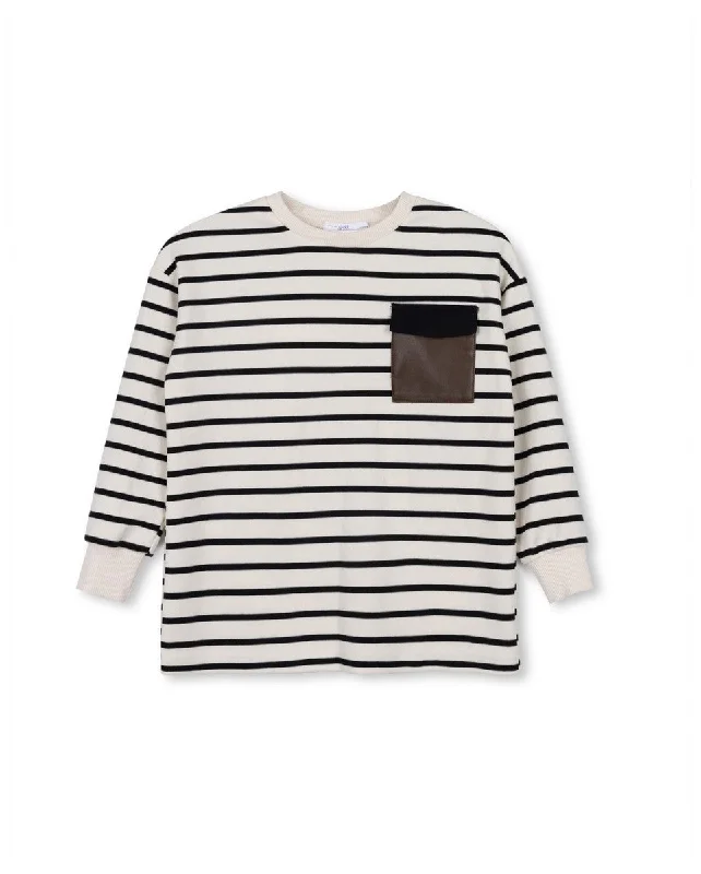 Phil and Phoebe Stripe Ben Sweatshirt