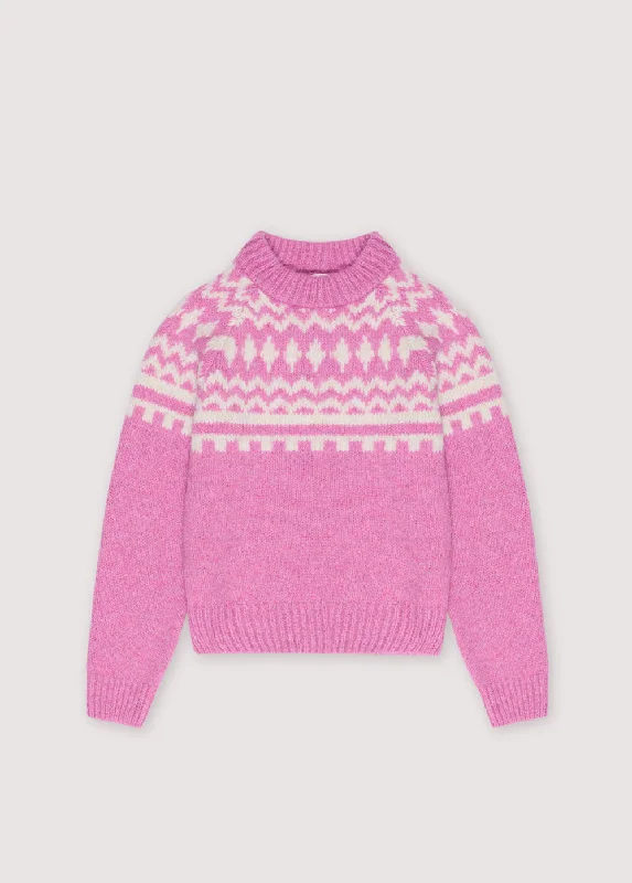 The New Society Blush Pink Tirol Sweater