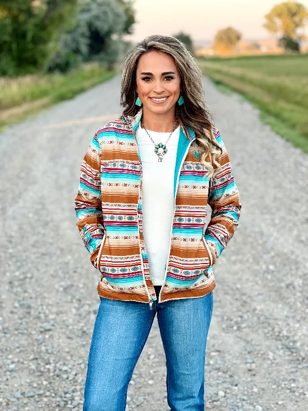 The Softshell Serape Sunset Jacket