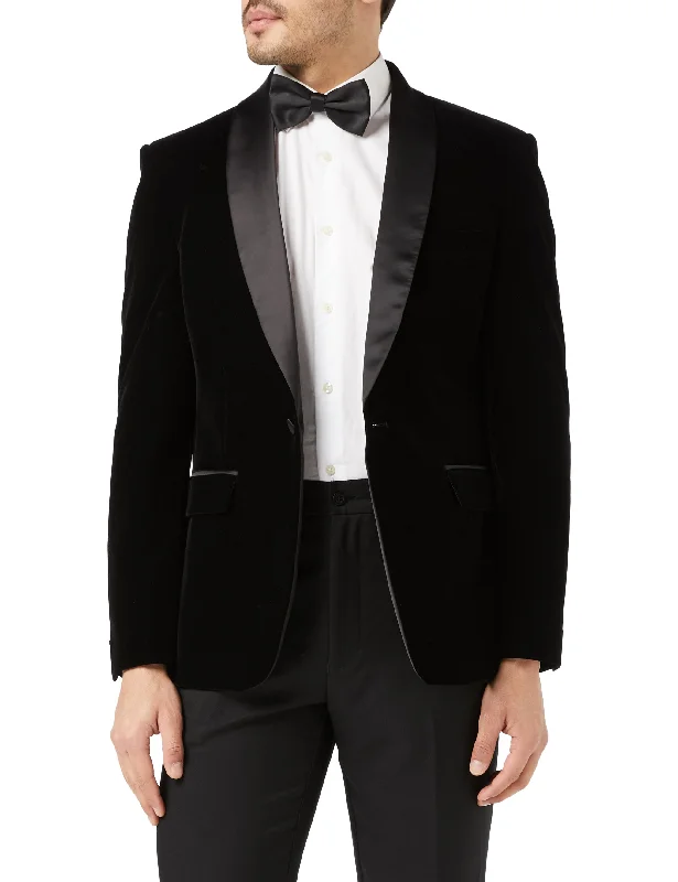 TUXEDO TIM - Black Soft Velvet Jacket