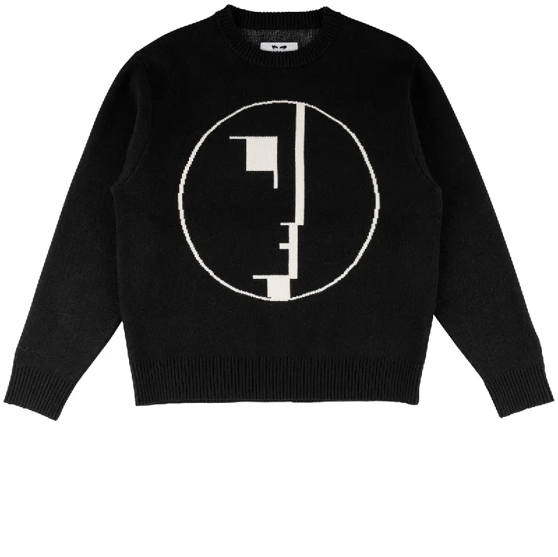 Welcome x Bauhaus Emblem Knit Sweater - Black