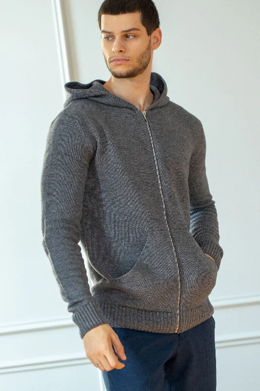 Zipper Hoodie For Men Pattern