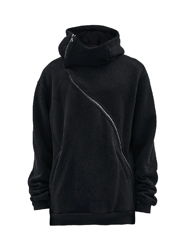 gurutze textured cotton hoodie