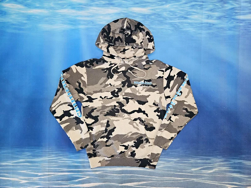 Camouflage Hooded Pullover