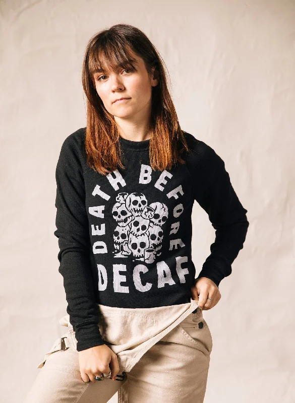 Death Before Decaf Crewneck