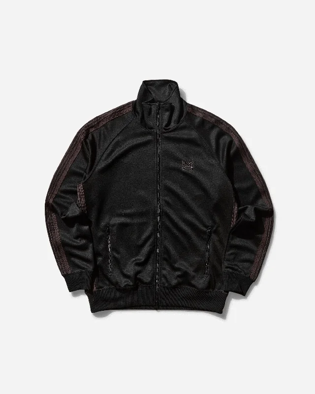 Men's Poly Smooth Track Jacket Black