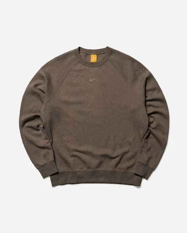 Men's NOCTA Fleece Crewneck Sweatshirt Olive Grey