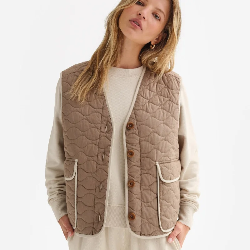 Organic Cotton Quilted Vest