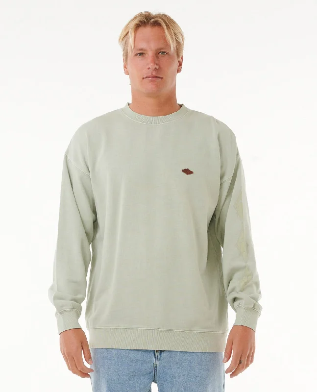 Rip Curl Original Surfers Crew Sweatshirt-Mint Haze