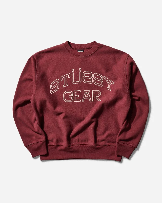 Gear Crewneck Sweatshirt Oxblood