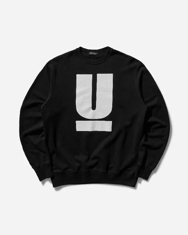 Men's U Signature Crewneck Sweatshirt Black